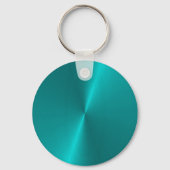 青光沢フェイク金属モノグラム キーホルダー (裏面)