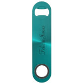 青光沢フェイク金属モノグラム スピード栓抜き (正面)