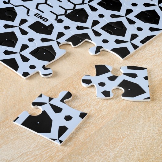 青六角迷路 ジグソーパズル (側面)