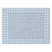 青六角迷路 テーブルクロス (正面(横))