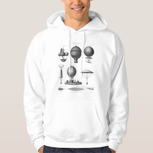 青写真のフード付きスウェットシャツ パーカ (正面)