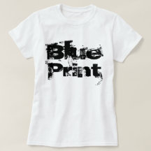 青写真の一致のお母さん及びベビーのTシャツ