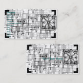 青写真の名刺 名刺 (正面/裏面)