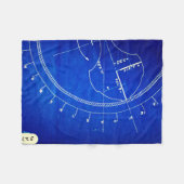 青写真の図表第327 フリースブランケット (正面(横))