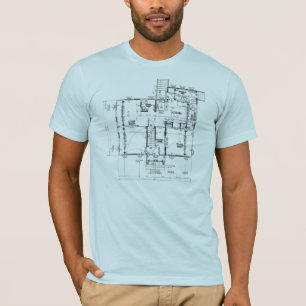 青写真の青半合われたメンズTシャツ Tシャツ