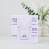 青写真クリスマスカード シーズンカード (スタンド正面)