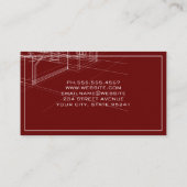 青写真 |アーキテクトエンジニアコンピュータ 名刺 (裏面)