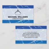 青写真 |コンパスツールの設計 名刺 (正面/裏面)