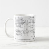 青写真 コーヒーマグカップ (左)