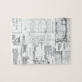 青写真 ジグソーパズル (横)