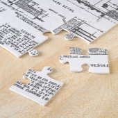 青写真 ジグソーパズル (側面)