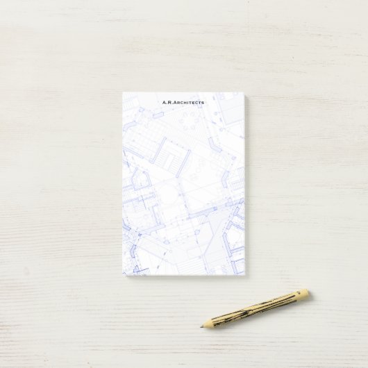 青写真 ポストイット (デスク上)