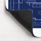 青写真-家の計画 マウスパッド (コーナー)