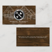 青写真 | 木目丸ソーハンマーレンチ 名刺 (正面/裏面)