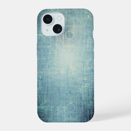 青写真 – 青い美学 iPhone 15ケース (裏面)