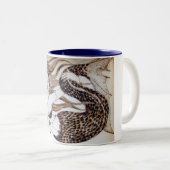 青冬の販売の海のダンサーの深刻なコーヒー! ツートーンマグカップ (正面右)