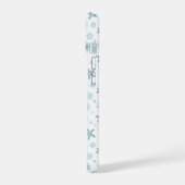青冬違うの雪片 iPhone 15ケース (左側面)