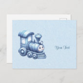 青列車はがき ポストカード (正面/裏面)