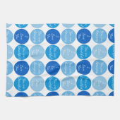 青前向き肯定語パターン キッチンタオル (横)