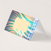 青動揺してと桃のグリーティングカード (正面)