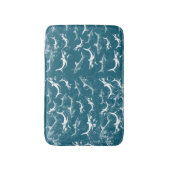 青動揺してサメ柄 バスマット (正面縦)