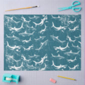 青動揺してサメ柄 薄葉紙 (クラフト)