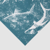 青動揺してサメ柄 薄葉紙 (詳細)