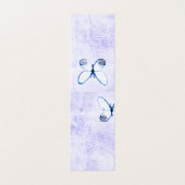 青動揺して蝶イヤリングディスプレイカード 名刺 (外部フラット)