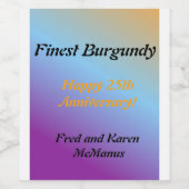 青勾配飲食品ラベルセット ワインラベル (シングルラベル)