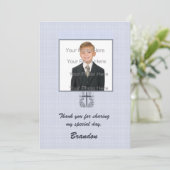 青十字の宗教写真カード サンキューカード (スタンド正面)