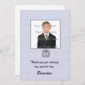 青十字の宗教写真カード サンキューカード (正面/裏面)