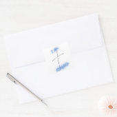 青十字を許された スクエアシール (封筒)