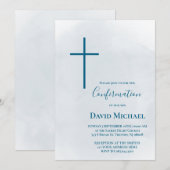 青十字確認の少年 招待状 (正面/裏面)