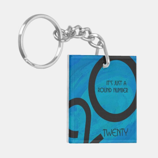 青十年の誕生日 キーホルダー (正面左)