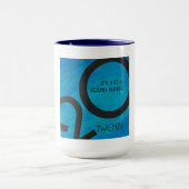 青十年の誕生日 マグカップ (中央)