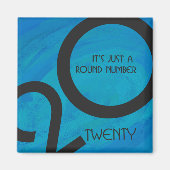 青十年の誕生日 マグネット (正面)