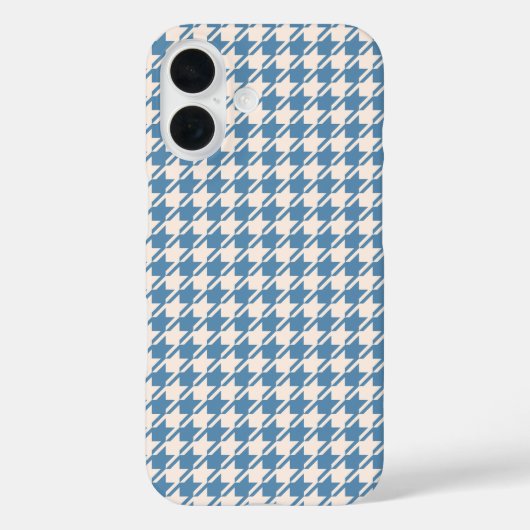 青千鳥格子の+クリームのRptパターン Case-Mate iPhoneケース (裏面)