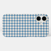 青千鳥格子の+クリームのRptパターン Case-Mate iPhoneケース (裏面 (横))