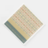 青及びクリーム入り花柄 (コーナー)