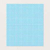 青及び灰色象のベビーシャワー|の座席表 名刺 (内部フラット)