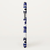 青及び白い中国の青いヤナギのデザイン Case-Mate iPhoneケース (裏面/右)