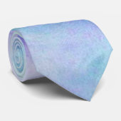 青及び紫色のパステル調の水彩画 ネクタイ (ロール)