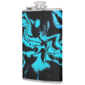 青及び黒いフラスコ- 2つの青が黒"に会う時" フラスク (左)