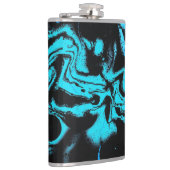 青及び黒いフラスコ- 2つの青が黒"に会う時" フラスク (右)