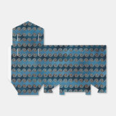 青古風ヴィンテージ グランジ ネイビー フェイバーボックス (折り畳みなし)