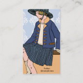 青名刺のCaitlin 名刺 (裏面)