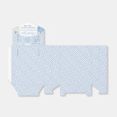 青名門私立校風のと白のカボチャのギリシャ鍵結婚ズ フェイバーボックス (折り畳みなし)