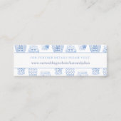 青名門私立校風のと白のWebサ結婚イト挿入カード スキニー名刺 (正面)