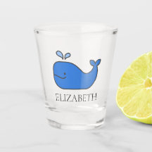 青名門私立校風の鯨パーソナライズされた