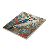 青唐辛子の自然インスパイア鳥 タイル (側面)